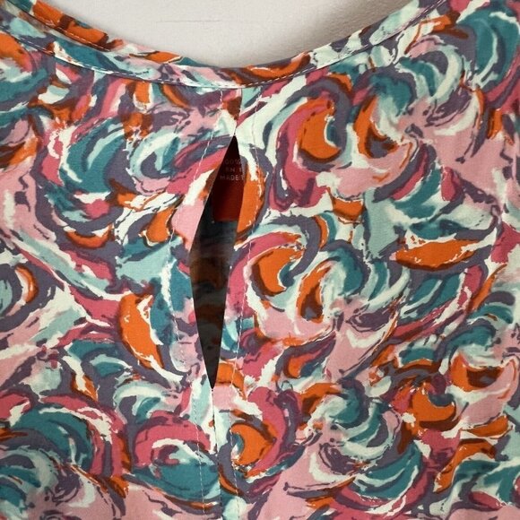 Sundance Sleeveless Summer Dress Asymmetric Hem Chest Cutout Womens Size 4 - Picture 4 of 8